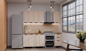 Кухонный гарнитур Ромашка 1600 мм Кашемир (Аленка) в Нягани - nyagan.mebel-e96.ru