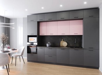 Кухонный гарнитур Роза 3400 мм (Санвут) в Нягани - nyagan.mebel-e96.ru