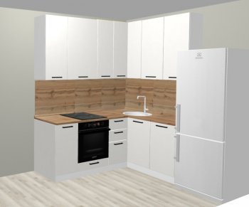 Кухонный гарнитур угловой 2000*1400 мм (Санвут) в Нягани - nyagan.mebel-e96.ru