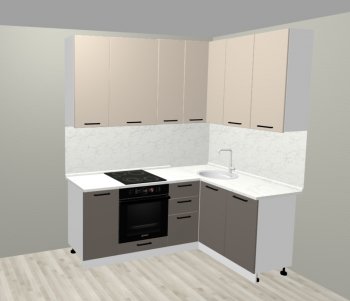 Кухонный гарнитур угловой 2000*1400 мм (Санвут) в Нягани - nyagan.mebel-e96.ru