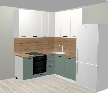 Кухонный гарнитур угловой 2000*1400 мм (Санвут) в Нягани - nyagan.mebel-e96.ru