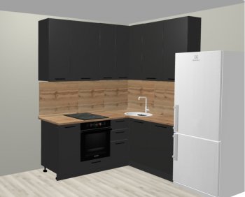 Кухонный гарнитур угловой 2000*1400 мм (Санвут) в Нягани - nyagan.mebel-e96.ru