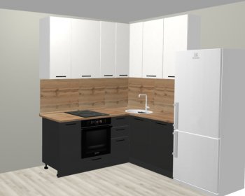 Кухонный гарнитур угловой 2000*1400 мм (Санвут) в Нягани - nyagan.mebel-e96.ru