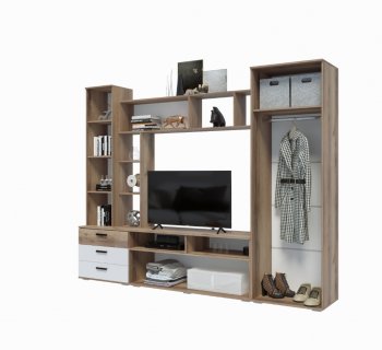 Стенка Крокус белый (Эра) в Нягани - nyagan.mebel-e96.ru