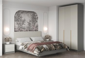 Кровать с подъемным механизмом МДФ КР-002 Селена (Стиль) в Нягани - nyagan.mebel-e96.ru