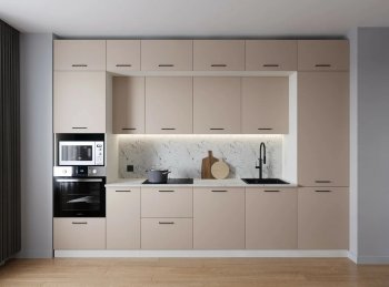 Кухонный гарнитур Шампань 3400 мм (Санвут) в Нягани - nyagan.mebel-e96.ru