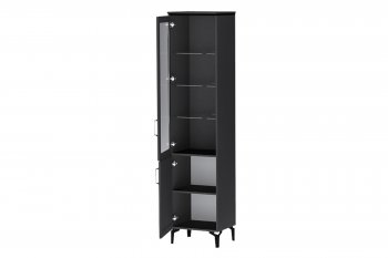 Шкаф Шарм Шк-1 антрацит (Диал) в Нягани - nyagan.mebel-e96.ru
