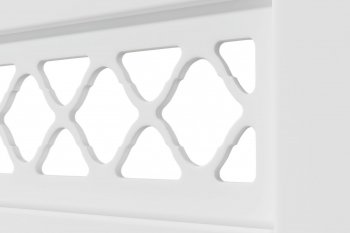 Кровать из массива Шейла белый античный (БМ) в Нягани - nyagan.mebel-e96.ru