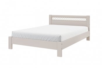 Кровать из массива Шейла льняной (БМ) в Нягани - nyagan.mebel-e96.ru