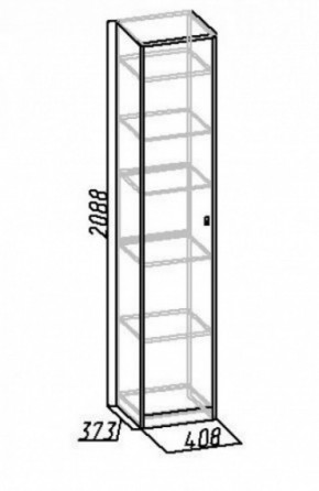 Шкаф для белья Комфорт 7 в Нягани - nyagan.mebel-e96.ru