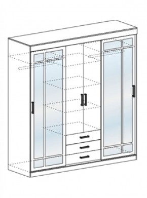 Шкаф-купе Лидер 2К 1700 мм (СтендМ) в Нягани - nyagan.mebel-e96.ru