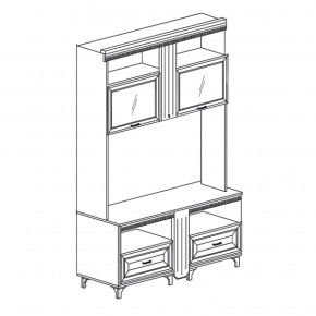 Шкаф многоцелевой Марлен 477 (Яна) в Нягани - nyagan.mebel-e96.ru