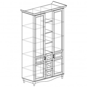 Шкаф многоцелевой Прованс 400 (Яна) в Нягани - nyagan.mebel-e96.ru