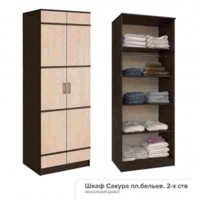 Шкаф пл.бельев.2-х ств.Сакура 800 мм (БТС) в Нягани - nyagan.mebel-e96.ru