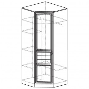 Шкаф угловой Лира 50 (Яна) в Нягани - nyagan.mebel-e96.ru