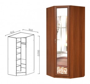 Шкаф угловой с зеркалом Ивушка-7 в Нягани - nyagan.mebel-e96.ru