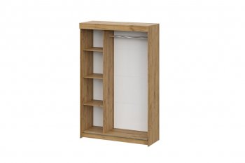 Шкаф-купе ШКП-7 1300 мм ясень анкор (СВ) в Нягани - nyagan.mebel-e96.ru