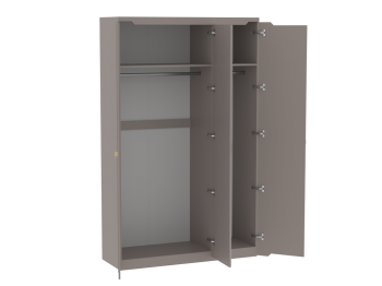 Шкаф 1400 мм 3-дверный Сиде (СБК) в Нягани - nyagan.mebel-e96.ru