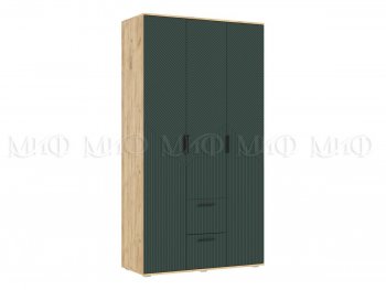 Шкаф 1200 мм Сильвия, крафт/грин (Миф) в Нягани - nyagan.mebel-e96.ru