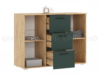 Комод Сильвия, крафт/грин (Миф) в Нягани - nyagan.mebel-e96.ru