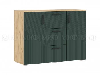 Комод Сильвия, крафт/грин (Миф) в Нягани - nyagan.mebel-e96.ru