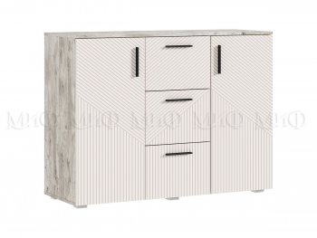 Комод Сильвия, дуб юкон/кашемир (Миф) в Нягани - nyagan.mebel-e96.ru