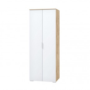 Шкаф для одежды 2х дверный 800 мм Сканди белый (МЛК) в Нягани - nyagan.mebel-e96.ru | фото
