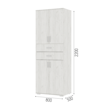 Нельсон 2400 мм ШК-04(2шт)+ШК05 дуб крафт (СтендМ) в Нягани - nyagan.mebel-e96.ru