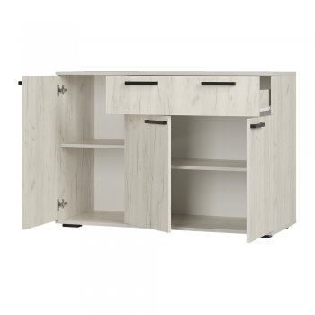 Комод Стандарт 4 NEW крафт белый (БТС) в Нягани - nyagan.mebel-e96.ru