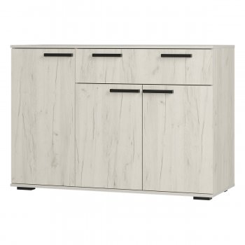 Комод Стандарт 4 NEW крафт белый (БТС) в Нягани - nyagan.mebel-e96.ru