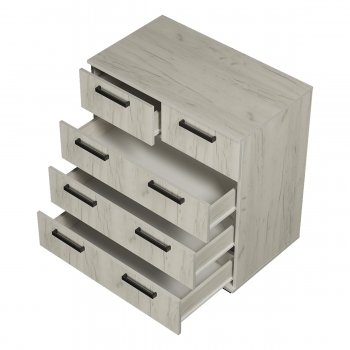 Комод Стандарт №5 NEW крафт белый (БТС) в Нягани - nyagan.mebel-e96.ru