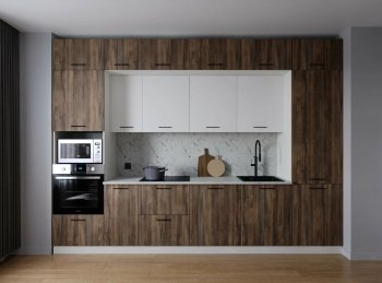 Кухонный гарнитур Старое дерево 3400 мм МДФ (Санвут) в Нягани - nyagan.mebel-e96.ru