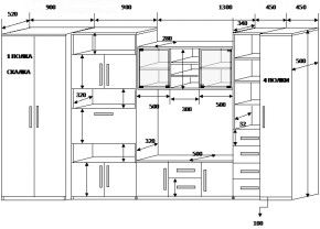 Стенка Вега 2 в Нягани - nyagan.mebel-e96.ru