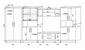 Стенка Вега 4 в Нягани - nyagan.mebel-e96.ru