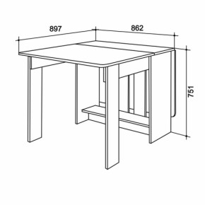 Стол-книжка ПВХ (Мебельсон) в Нягани - nyagan.mebel-e96.ru