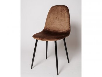 Стул DC 5541 велюр коричневый (ЦМ) в Нягани - nyagan.mebel-e96.ru