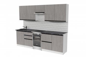 Кухонный гарнитур Сюита мега 2500 мм (Герда) в Нягани - nyagan.mebel-e96.ru