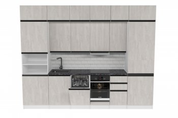 Кухонный гарнитур Сюита люкс 3000 мм (Герда) в Нягани - nyagan.mebel-e96.ru