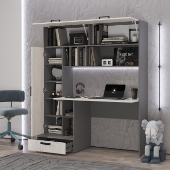 Стол компьютерный Техно графит/крафт  (БТС) в Нягани - nyagan.mebel-e96.ru