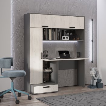 Стол компьютерный Техно графит/крафт  (БТС) в Нягани - nyagan.mebel-e96.ru