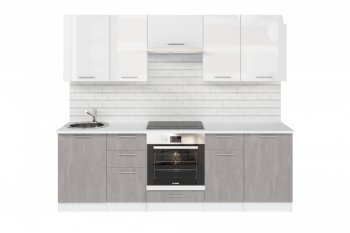 Кухонный гарнитур Терция базис 2400 мм (Герда) в Нягани - nyagan.mebel-e96.ru