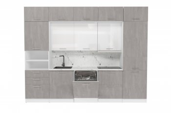 Кухонный гарнитур Терция экстра 5 3000 мм (Герда) в Нягани - nyagan.mebel-e96.ru