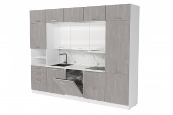 Кухонный гарнитур Терция экстра 5 3000 мм (Герда) в Нягани - nyagan.mebel-e96.ru