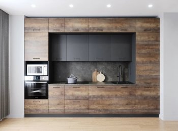 Кухонный гарнитур Трансильвания 3400 мм (Санвут) в Нягани - nyagan.mebel-e96.ru