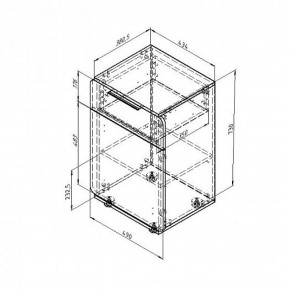 Тумба Дельта Лофт-24.01 Дуб Ирладндский в Нягани - nyagan.mebel-e96.ru