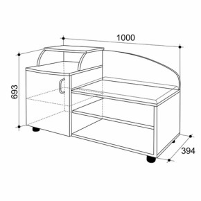 Тумба для прихожей Хит (Мебельсон) в Нягани - nyagan.mebel-e96.ru