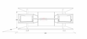 Тумба для теле-радио аппаратуры Фант 9 в Нягани - nyagan.mebel-e96.ru