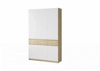 Шкаф 1500 мм Турин ЛДСП крафт/белый шагрень (ВВР) в Нягани - nyagan.mebel-e96.ru