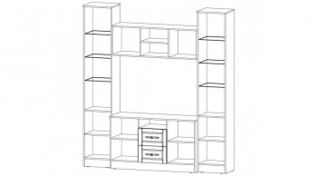 Стенка Виктория ЦС (Лин) в Нягани - nyagan.mebel-e96.ru