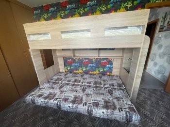 Кровать двухъярусная с диваном Дива ( Версаль) в Нягани - nyagan.mebel-e96.ru